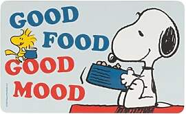 The Peanuts Snoopy Brettchen - Good food Good mood 
