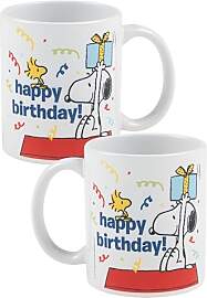 The Peanuts Snoopy Tasse - Happy Birthday