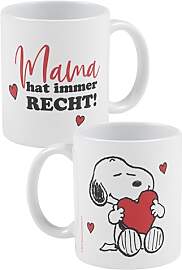 The Peanuts Snoopy Tasse - Mama hat immer Recht!