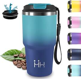 Thermobecher, 20oz Isolierbecher, 8h Kalt & 6h 