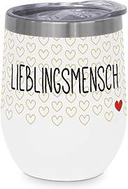 Thermobecher Lieblingsmensch aus Edelstahl