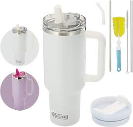 Thermobecher mit Strohhalm – Thermobecher 1,18l