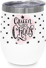 Thermobecher Queen of Chaos aus Edelstahl
