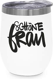 Thermobecher Schöne Frau ca. 350ml
