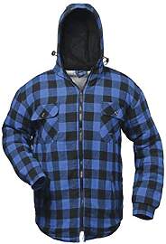 Thermohemd Arbeitshemd Arbeitsjacke blau/schwarz