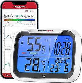 ThermoPro TP393 Bluetooth Hygrometer Thermometer
