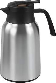 Thermoskanne, 2L Edelstahl Kaffeekanne,