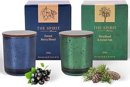 The Spirit Store Duftkerzen 2er-Set "Forest