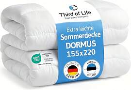 Third of Life Sommerdecke 155x220, Ökotex 100,