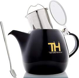 Thiru Design Teekanne mit Edelstahl Siebeinsatz