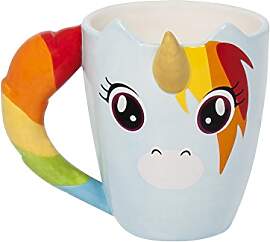Thumbs up UNIMUG Motiv Tasse Einhorn, Keramik,