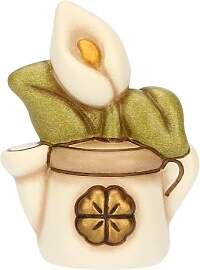 THUN - Mini Gießkanne mit Calla - Keramik -