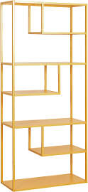 Thura Bücherregal 85x190 Cm Aus Stahl Gelb Albero 