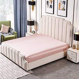 THXSILK 25 Momme Spannbettlaken Seide Bettlaken,