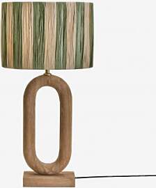 Tiberia Tischlampe Aus Mangoholz Mango-holz &