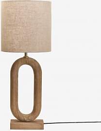 Tiberia Tischlampe Aus Mangoholz Mango-holz &