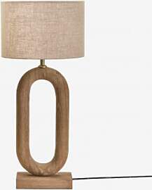 Tiberia Tischlampe Aus Mangoholz Mango-holz &