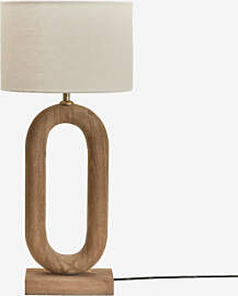Tiberia Tischlampe Aus Mangoholz Mango-holz &