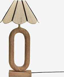 Tiberia Tischlampe Aus Mangoholz Mango-holz &