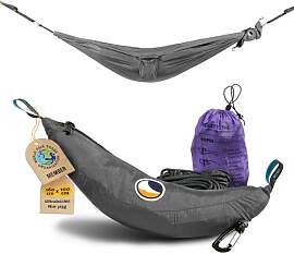Ticket to the Moon Kinder Outdoor Hängematte Grau 