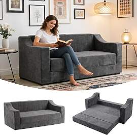 Tielag Schlafsofa 202cm × 159cm, Boneless Couch,