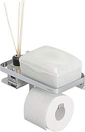 Tiger Caddy Toilettenpapierhalter mit Ablage,