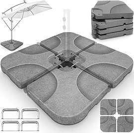tillvex® Sonnenschirmständer 60 Liter / 80 kg