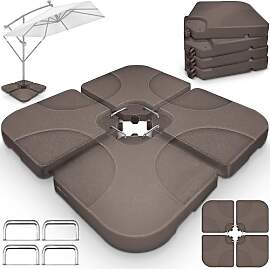 tillvex® Sonnenschirmständer 60 Liter / 80 kg