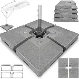 tillvex® Sonnenschirmständer 90 Liter / 120 kg