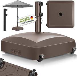 tillvex® Sonnenschirmständer PAVERA mit Rollen