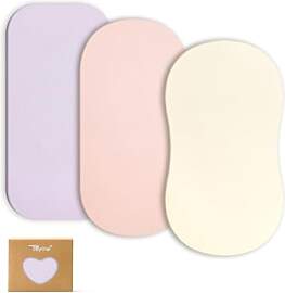 TILLYOU Musselin Spannbettlaken 3er Set