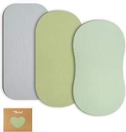 TILLYOU Musselin Spannbettlaken 3er Set