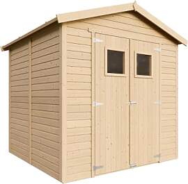 TIMBELA Gartenhaus Holz MIT IMPRÄGNIERTEM Boden - 