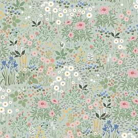 Timeet Selbstklebende Tapete Blumentapete Vintage