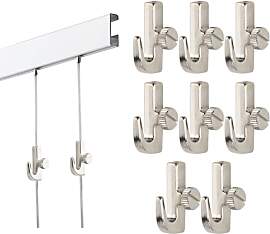 Tinsellns Silberne Bilderhaken, Bilderschienen