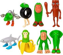 TioRacY 8 Stück Italian Brainrot Figuren Set,