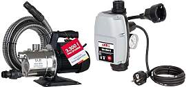 T.I.P. 30094 Gartenpumpe Edelstahl Clean Jet 1000