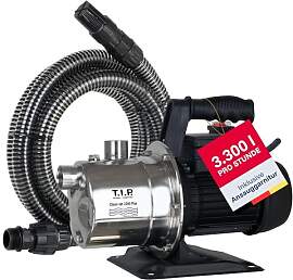 T.I.P. 30094 Gartenpumpe Edelstahl Clean Jet 1000