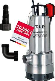 T.I.P. Edelstahl Schmutzwasser Tauchpumpe