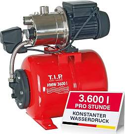 T.I.P. Hauswasserwerk Edelstahl (3.600 l/h