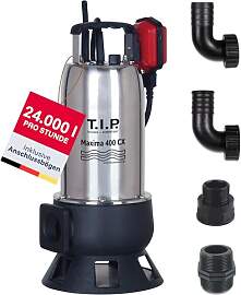 T.I.P. TVX 7000 Schmutzwasser Tauchpumpe 7000l/h