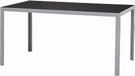 Tisch Darwin 150x90cm Alu-silber Gestell /