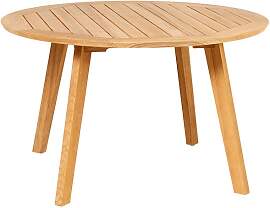 Tisch Diana - 125 cm rund Beine Teak