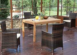 Tisch Wellington160cm x 90cm Teakholz Gartentisch