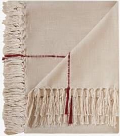Tischdecke 140x240 Cm Aus Baumwolle Viwela Weiss - 