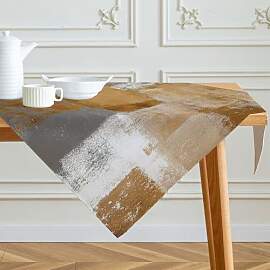 Tischdecke 85x85 cm Braun Modern Mittelläufer