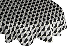 Tischdecke ADAM "Circles" Gr. 1, grau