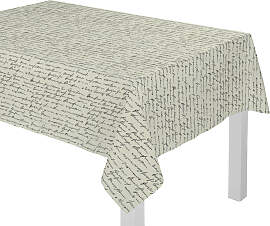 Tischdecke ADAM "Scribble", schwarz
