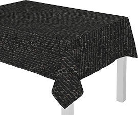 Tischdecke ADAM "Scribble", schwarz