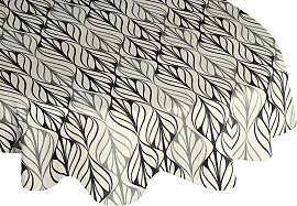 Tischdecke ADAM "Wave", beige (natur,